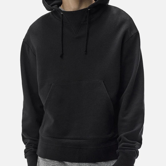 JOHN ELLIOT Kake Black Hoodie Sweatshirt - Picture 2 of 9
